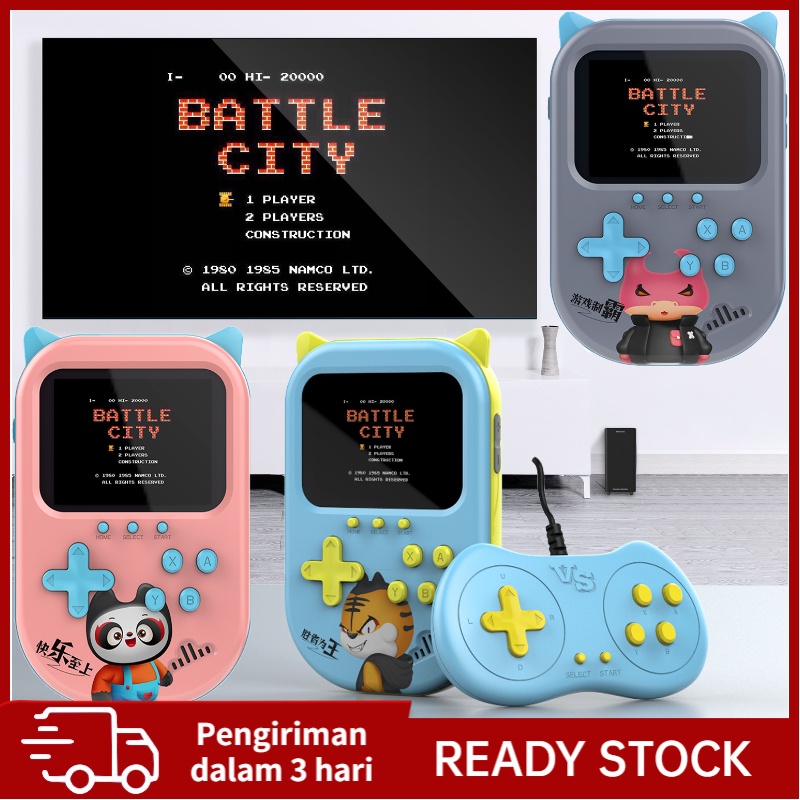 Gameboy Retro 500 Game in 1+Powerbank 5000 mAh Mini Portable Console Game Ready Stock