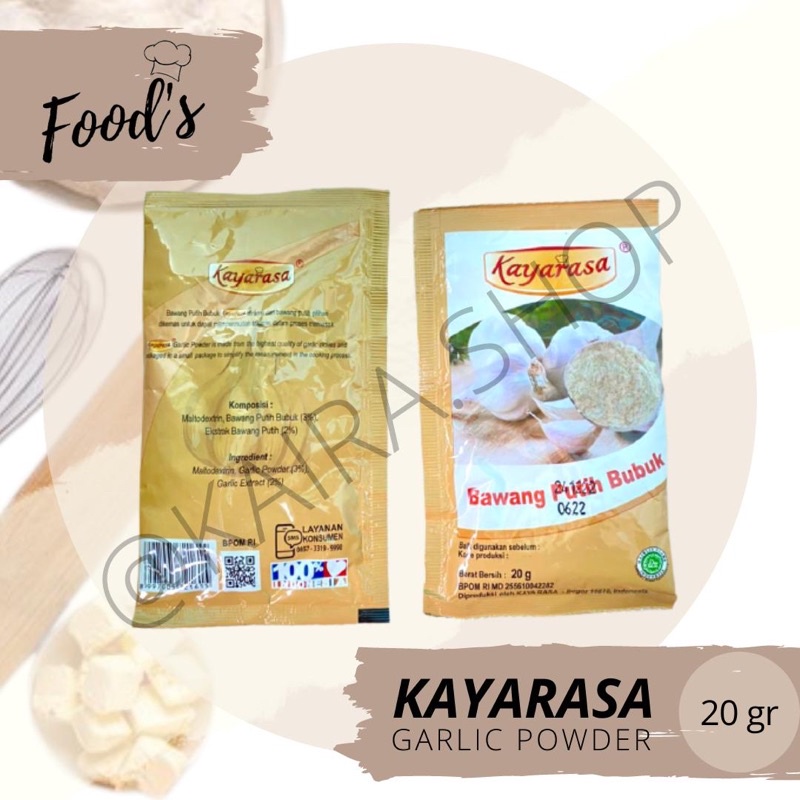 

Bawang putih Bubuk Kayarasa 20gr