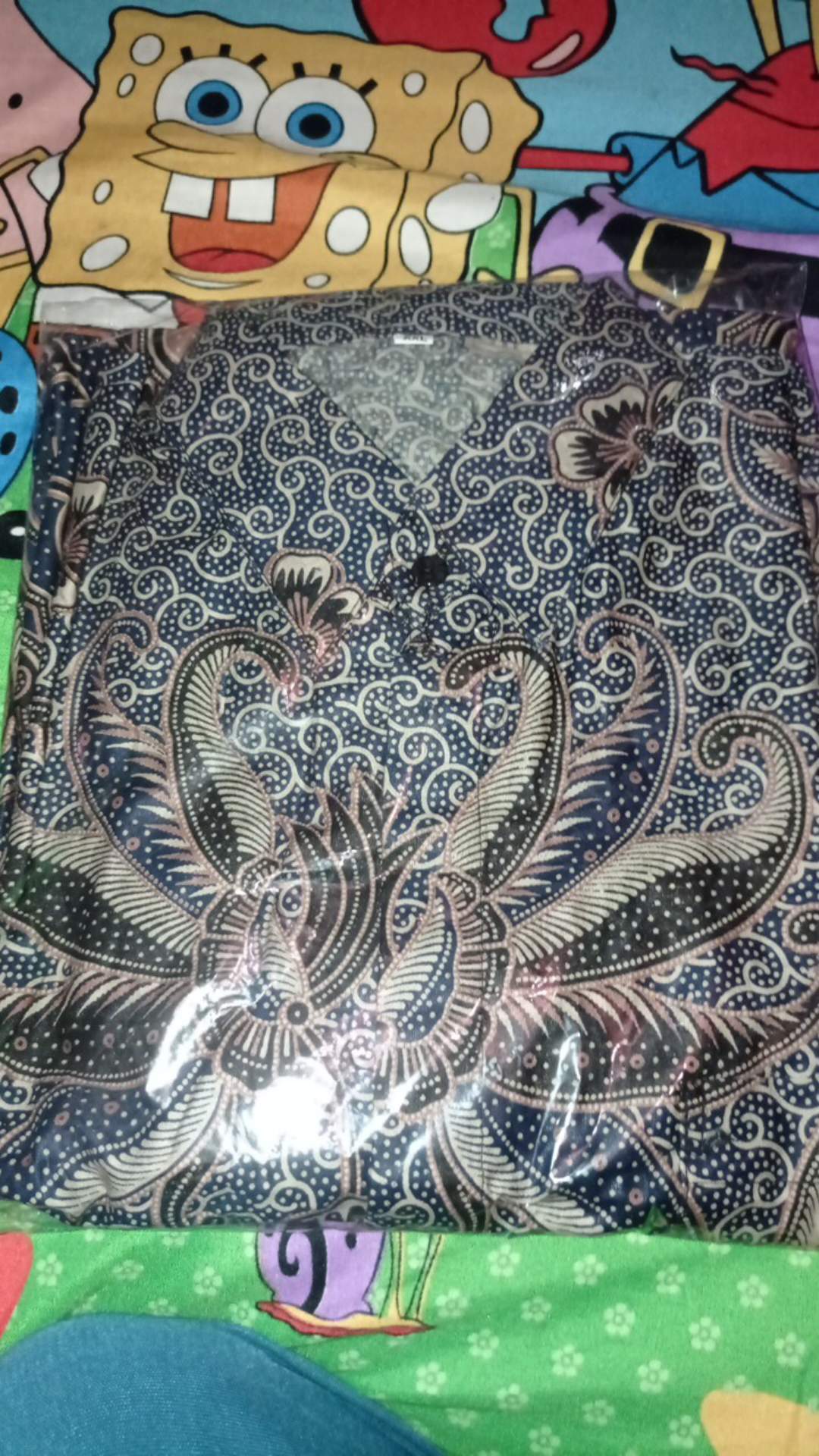 Baju Kemeja Batik Kantor Pria Lengan Panjang Fashion Solo Bw 246