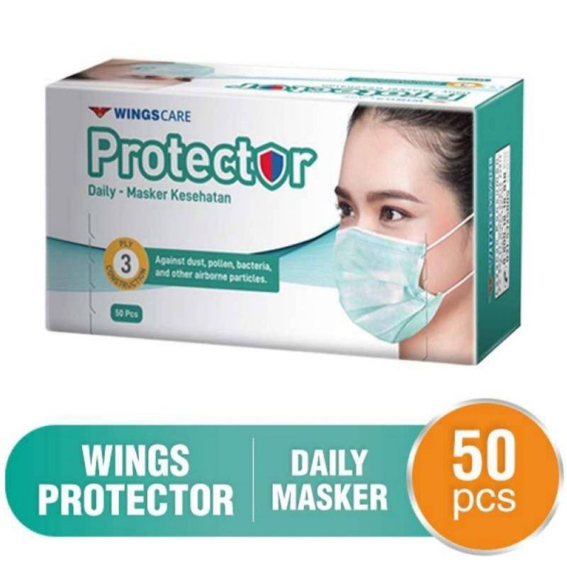 Masker 3 ply Protector Wings Care