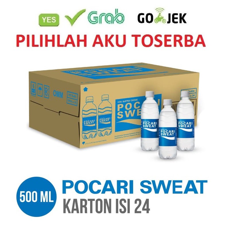 POCARI SWEAT PET 500 ml - (1 KARTON ISI 24 BOTOL)