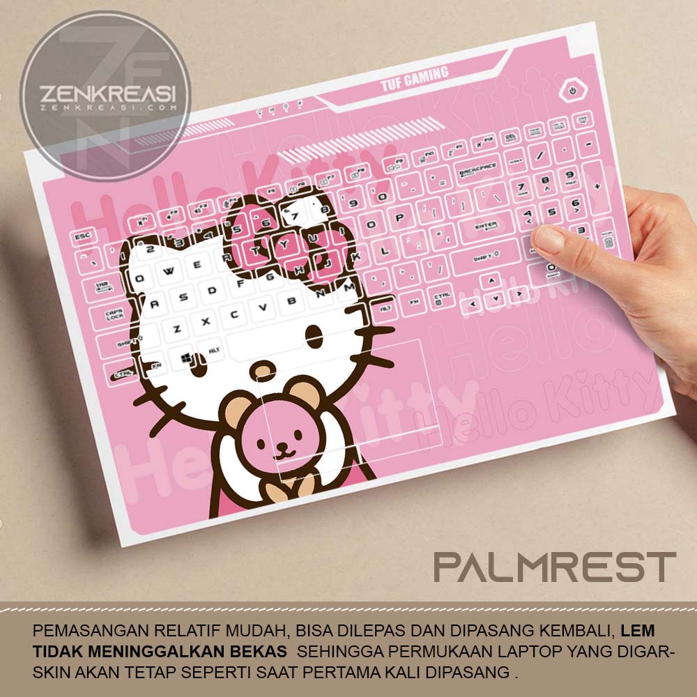 Garskin Laptop | Skin Laptop Hello Kitty Boneka