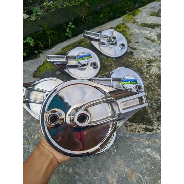 tutup tromol crom megapro gl PNP tromol king Scorpio rcb