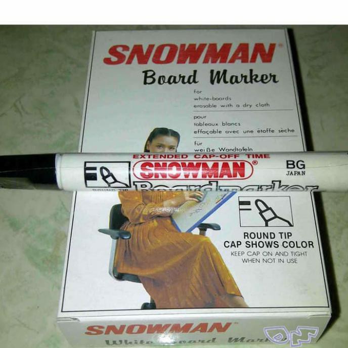 

Spidol Whiteboard Hitam Snowman - Hitam ratele992