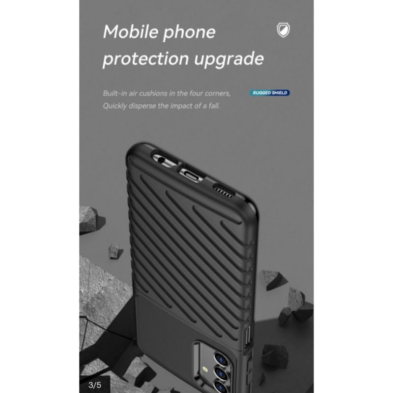 Samsung A04s A04 s soft case RUGGED ARMOR THUNDER PREMIUM