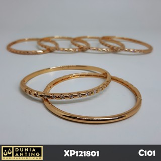  DISC C101 Gelang  Keroncong  Bracelet Lapis Emas  18K 