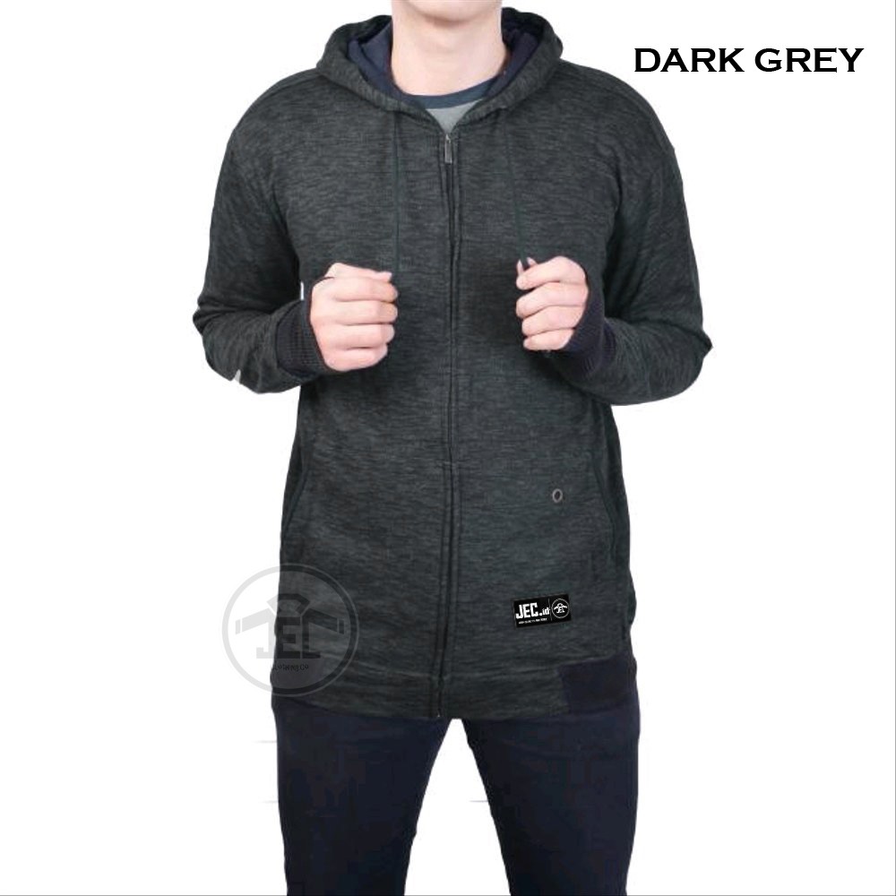 JEC BIG Size XXL Sweater ROUNDHAND Zipper Hoodie Polos Full Premium | Fleece | Jumbo | Unisex