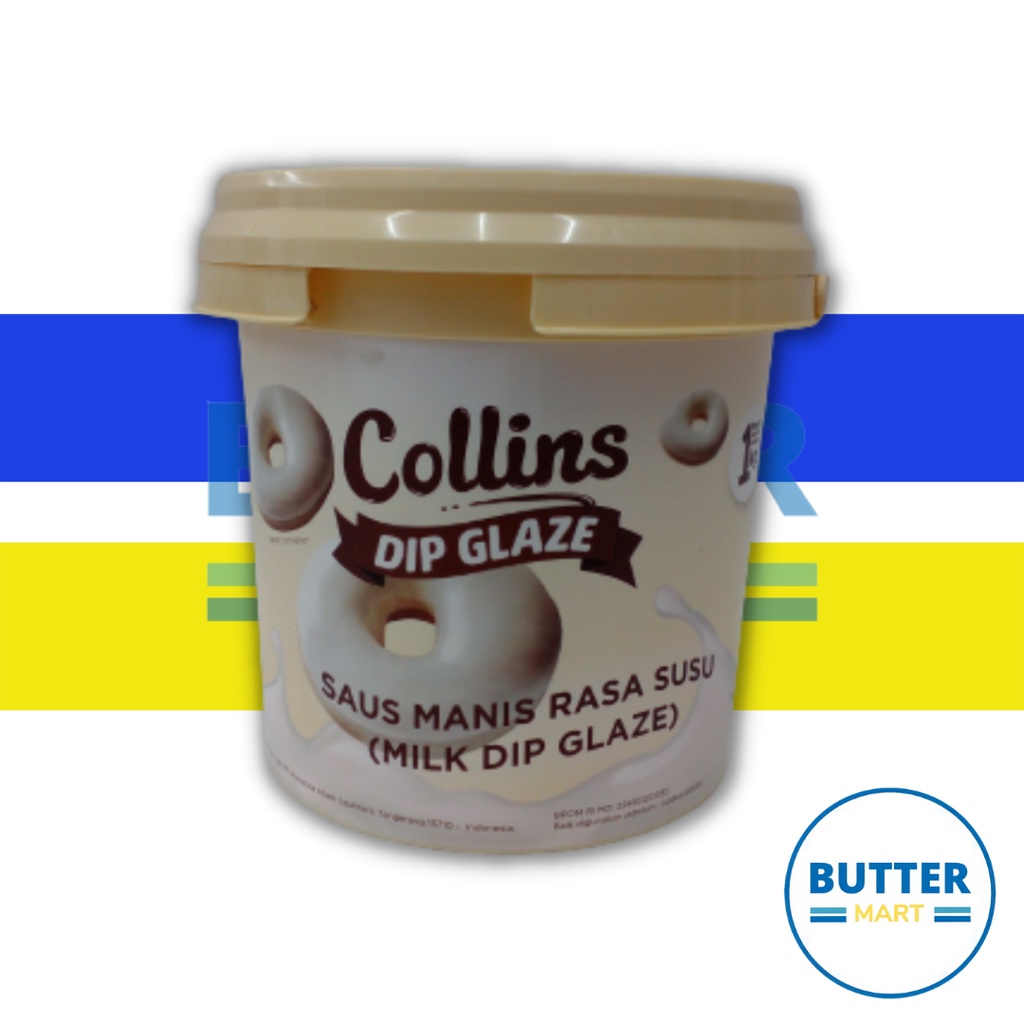 

Collins dip glaze susu | Saus manis rasa susu 1 kg