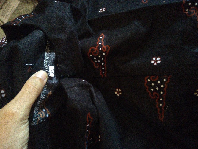 Gamis Batik Syari Madiya Katun Unggul Jaya Dress Kombinasi Mic Wolfice Sopal All Size Fit To Xl 102