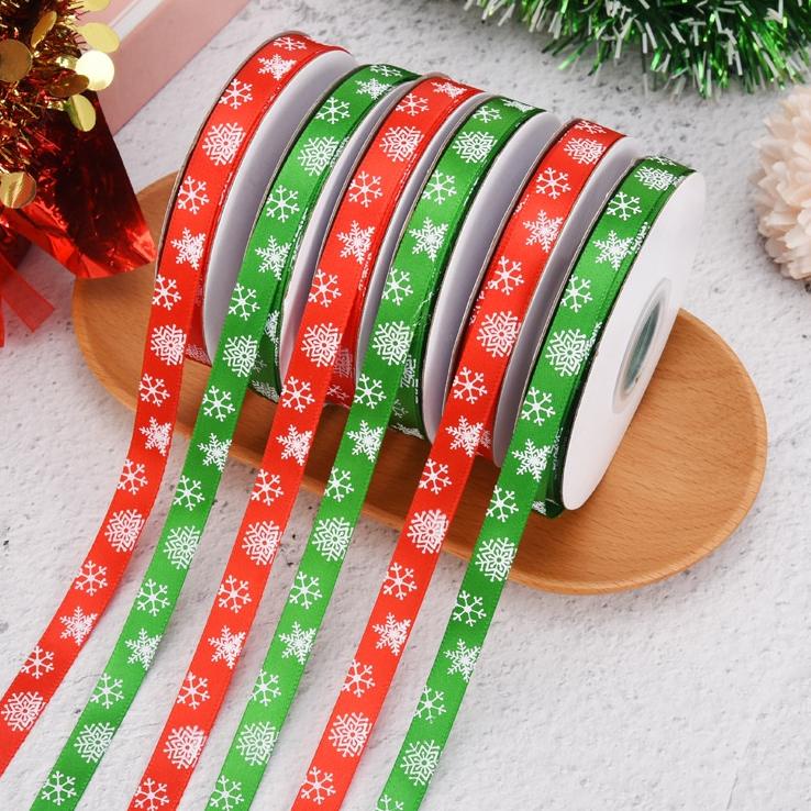 

Pusat Importir 1 ROLL Pita Christmas Natal 1cm - Ribbon Snowflake PS107