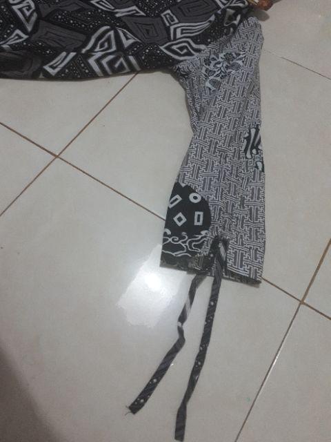 Dress Tunik Batik Zipper Seling Mono