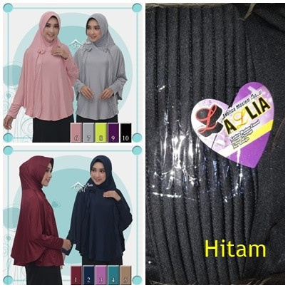 Dijual MURMER JILBAB  HIJAB LANGSUNG  INSTAN BERGO PITA LENGAN PET JUMBO - Hitam Eksklusif