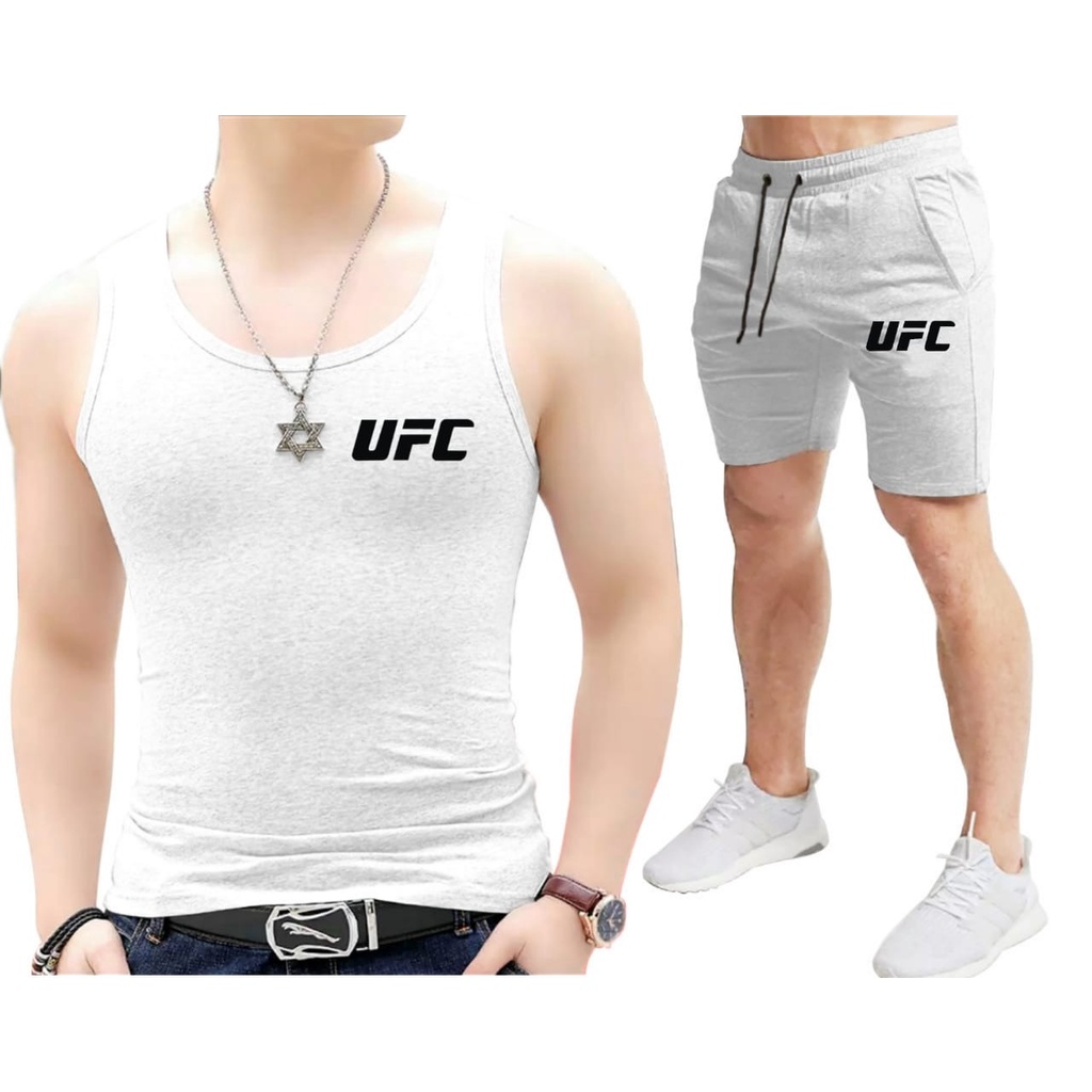 POLILE // setelan UFC / celana pendek pria / kaos / kaos pria / celana pendek