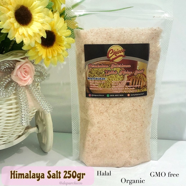 

Garam Himalya / Himalaya salt 250gr Organic,GMO free ,Halal