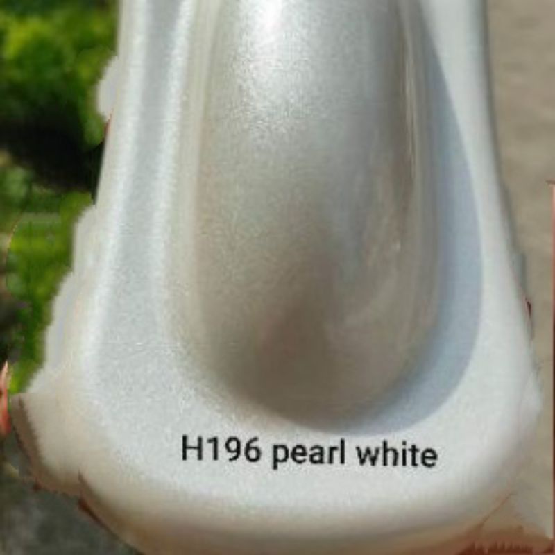 Pilok Pearl White Samurai H196** Cat Semprot Sepeda Motor Mobil Velg Rangka