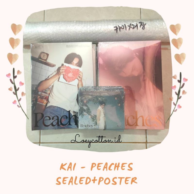 READY ALBUM KAI PEACHES PHOTOBOOK KISSES PEACHES DIGIPACK WITH POSTER SEALED