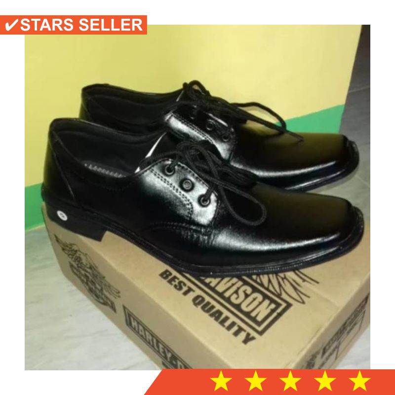 SEPATU ANAK DEWASA KECIL SD SMP SMK KULIAH POLOS SEKOLAH // SEPATU PANTOFEL KANTOR PRIA