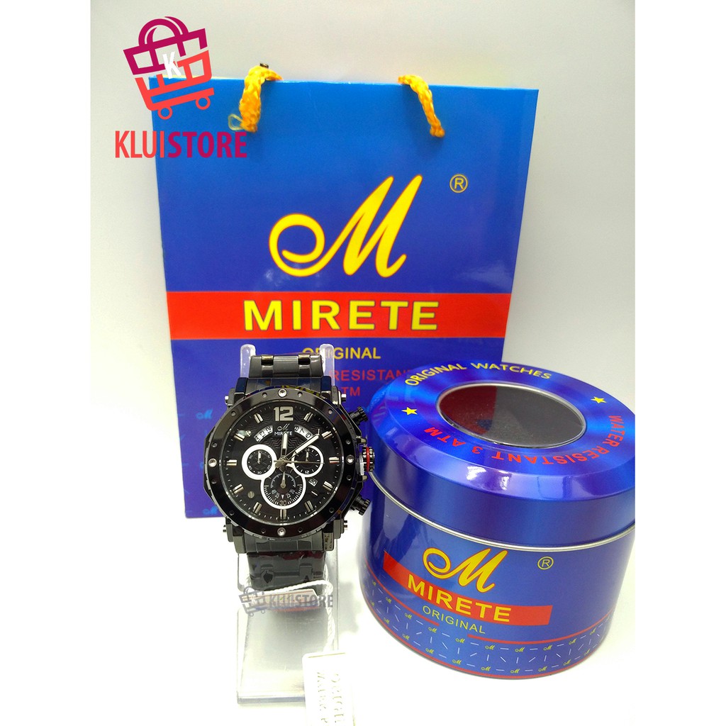 

JAM TANGAN PRIA MIRETE 8504 ORIGINAL 100%CHRONO AKTIF