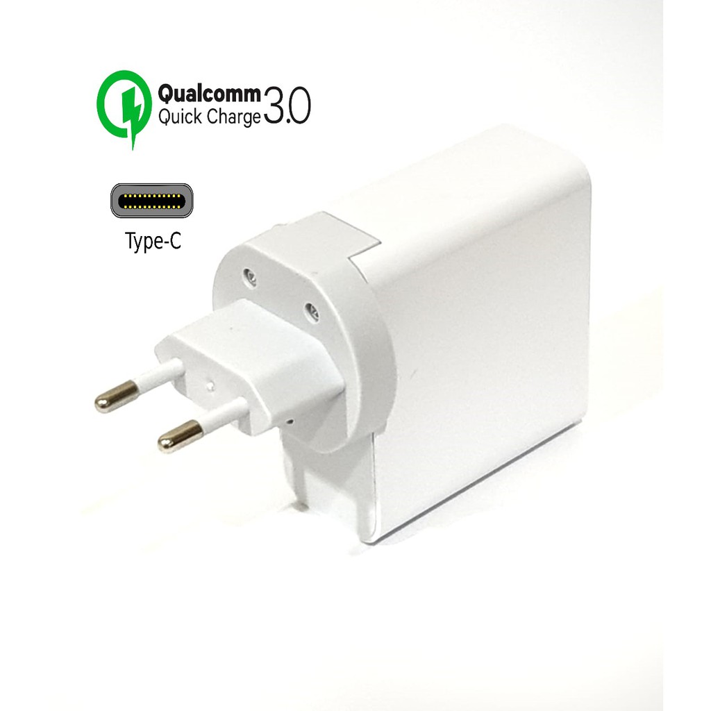 Charger USB Quick Charge Qualcomm 3.0 Type C 4 in 1 Combo Fast Charger