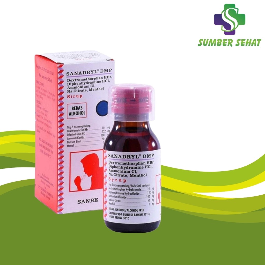 SANADRYL DMP SIRUP 60 ML