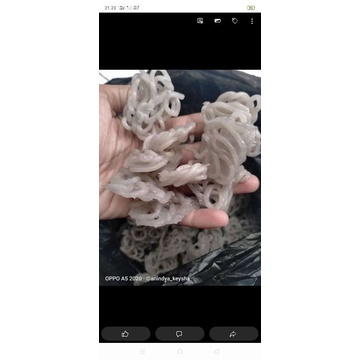 KRUPUK EMO/BABANGI MENTAH (EMEUL-EUMEUL) / COCOK BUAT NYEBLAK (ISI 50 KEPING)