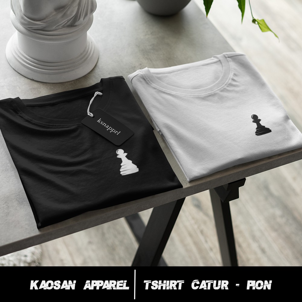 Kaos Pecinta Catur "Bidak Catur Pion"- Kaos Pemain Catur