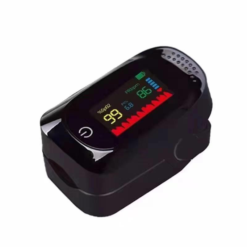 Oximeter black A2-pulse fingertip Oxymeter Pulse A2 Hitam alat pengukur SP02