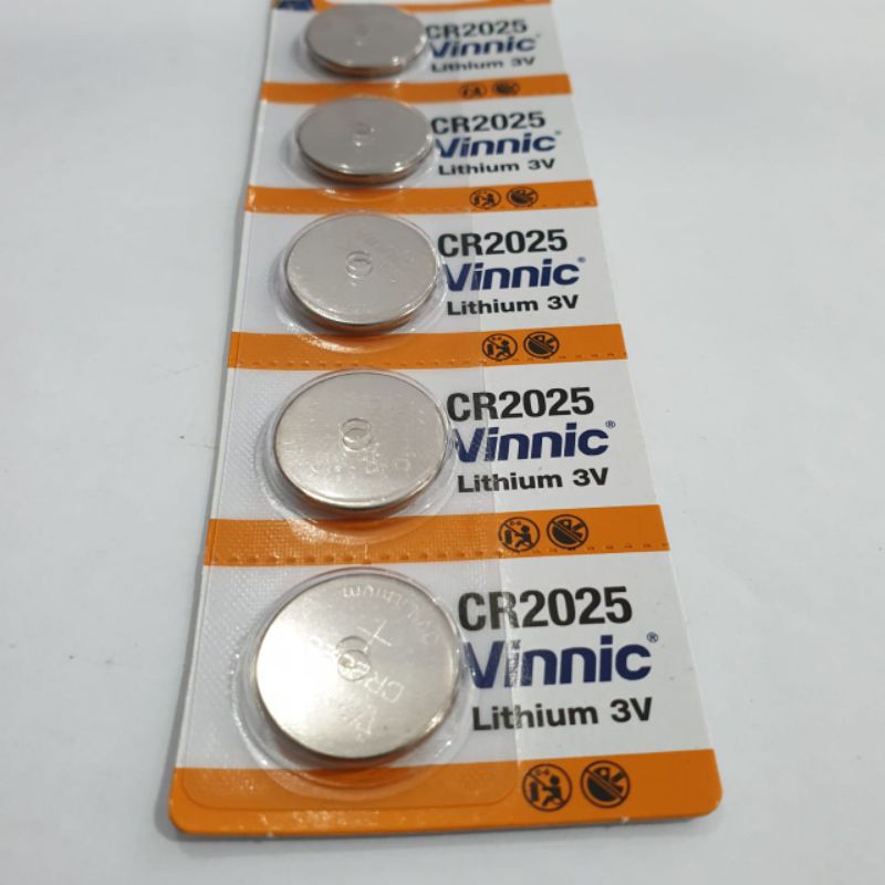 Baterai / battery / jam kancing / lithium CR 2032 / 2025 / 2016 vinnic