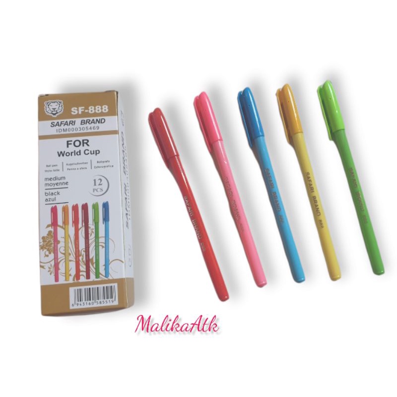 

Pulpen Safari Brand SF888 Pen Warna Safari Brand