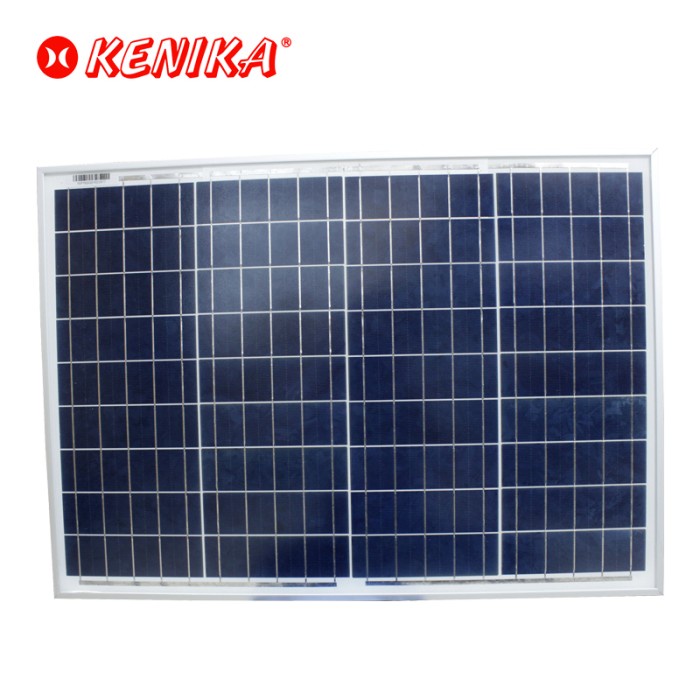 PANEL SURYA KENIKA 50WP / 18V PV POLYCRYSTALLINE SOLAR MODULE