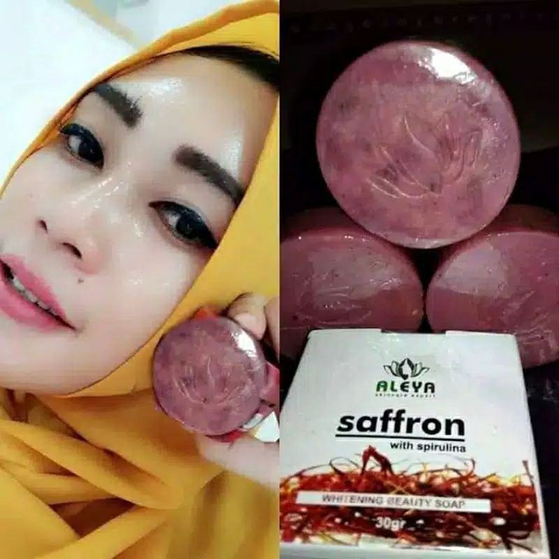 Sabun Saffron With Spirulina Aleya Original