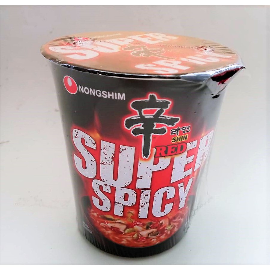 

NONGSHIM RED SUPER SPICY CUP / MIE INSTANT RAMEN PEDAS CUP / MIE INSTANT KOREA / MIE IMPORT 68 GR