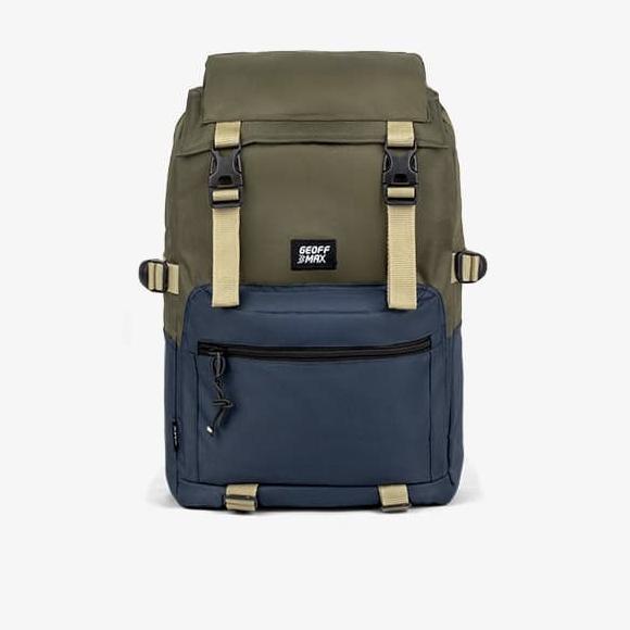 Geoff Max Official - Almost Dark Olive Navy | Tas Punggung | Backpack