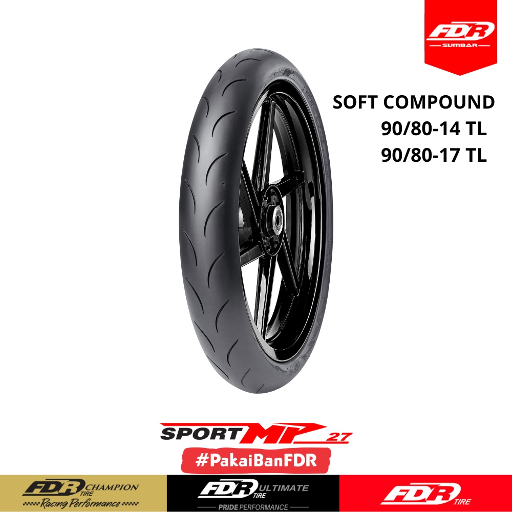 Ban Motor FDR TL SOFT COMPOUND MP 27 CHAMPION Ring 14 - Ring 17