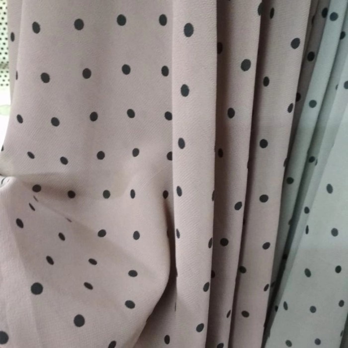 Wow Ceruti Beby Dol/Bahan Ceruti Polkadot/Kain Ceruti Gilaa