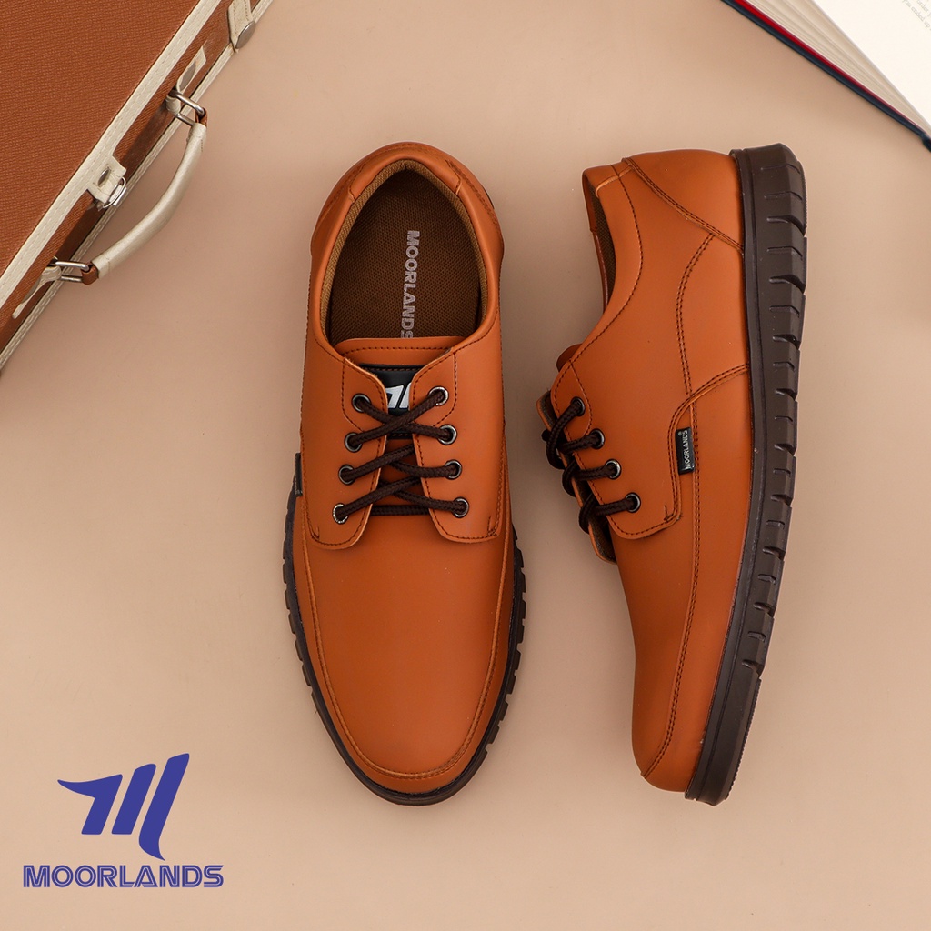 MOORLANDS - Sepatu Pria Casual Tali Sepatu Semi Formal Pria Sepatu Santai Pria