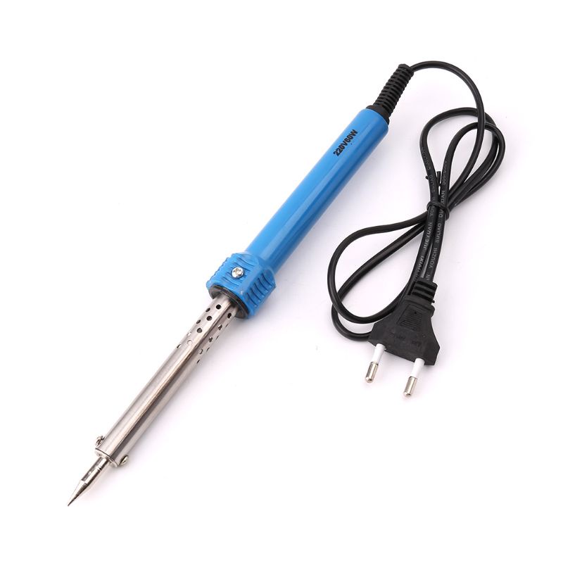 Gro 220V Solder Listrik Iron Las Manual External Heated Soldering Tool 40W 6
