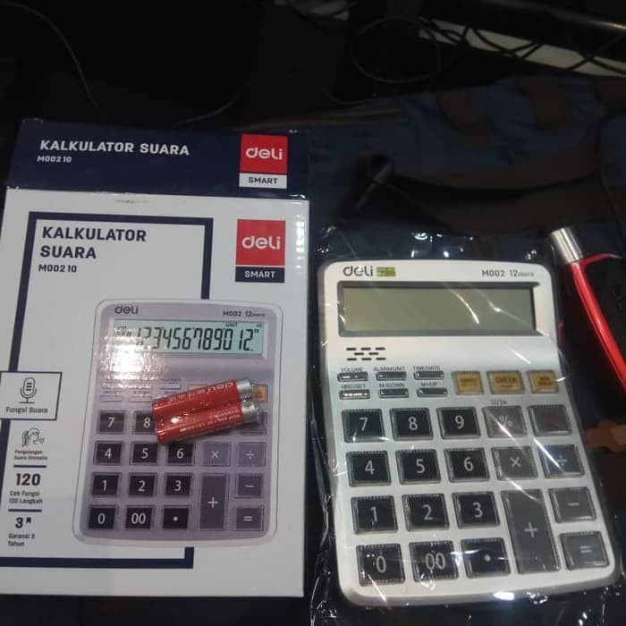 

Kalkulator Suara 12 Digit By Deli
