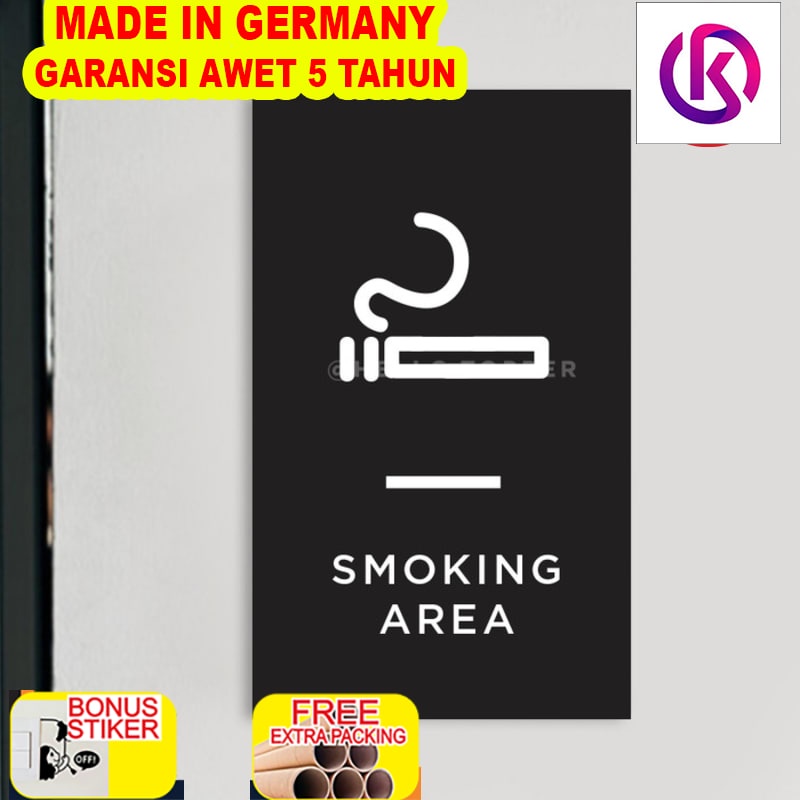 

Grosir Smoking Area Sign Acrylic 15x25 | Sign Board Acrylic