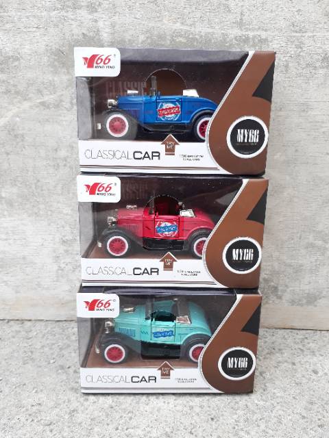 Diecast Mobil Klasik Ford - Miniatur Classic Car Antik Koleksi