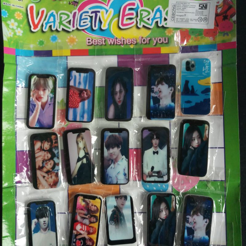 

penghapus pinsil kpop 1pcs