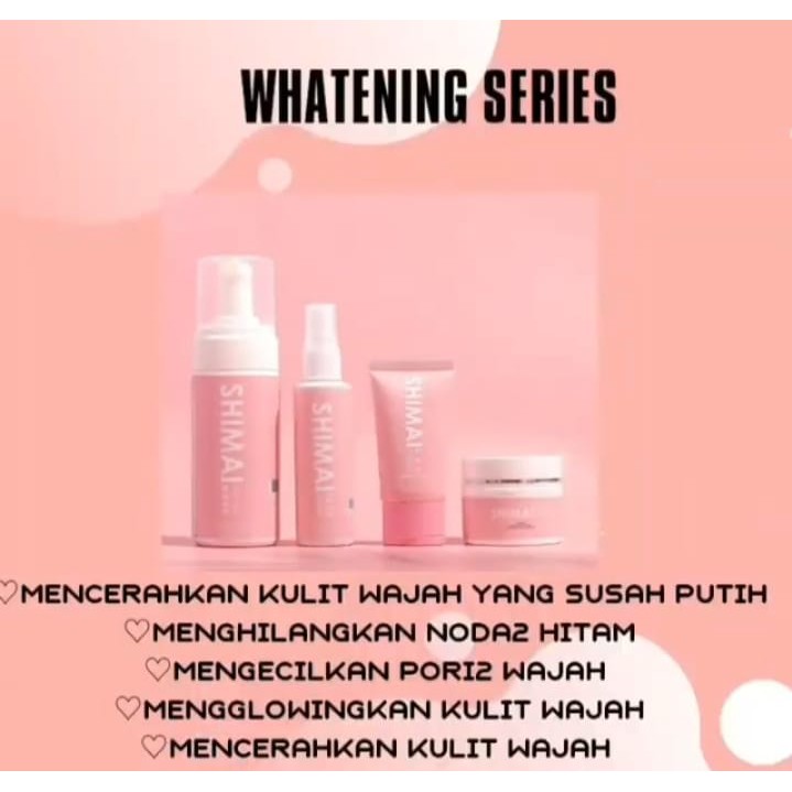 SHIMAI BEAUTY SKINCARE PAKET WHITENING BPOM - PAKET GLOWING BEBAS FLEK HITAM - SHIMAI BANYUWANGI
