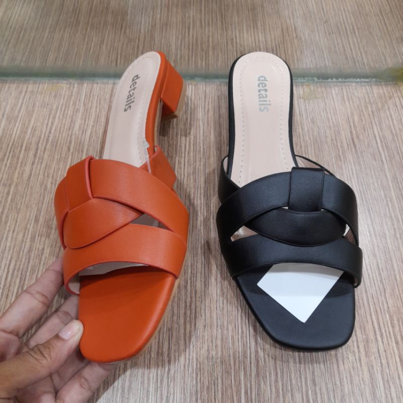 sandal slop wanita details