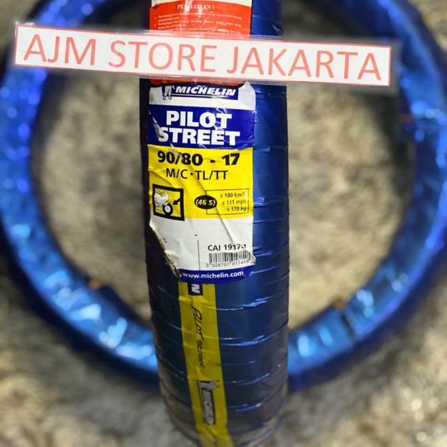 Michelin Pilot Street 90/80-17 Tubeless..