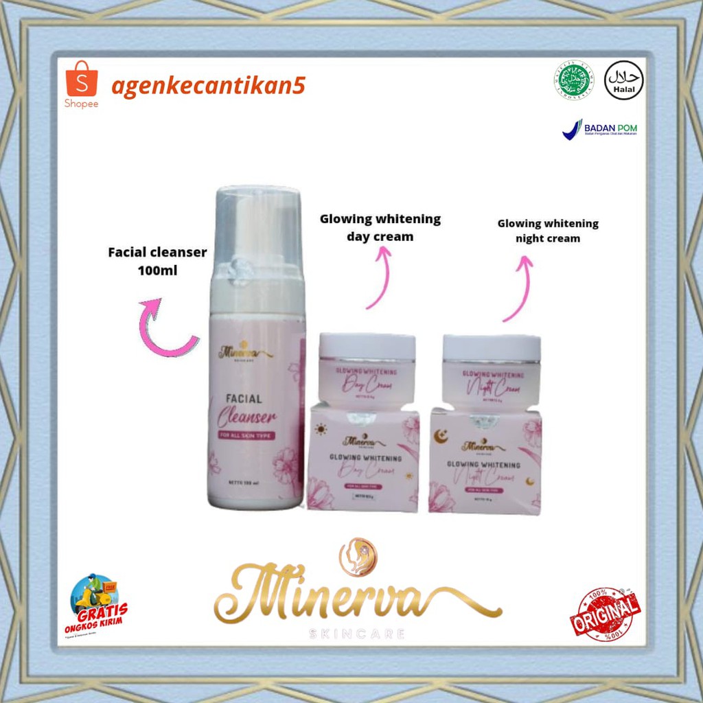 Perawatan Wajah Minerva Skincare / Ampuh Mencerahkan Kulit Wajah / Minerva Skincare Original BPOM