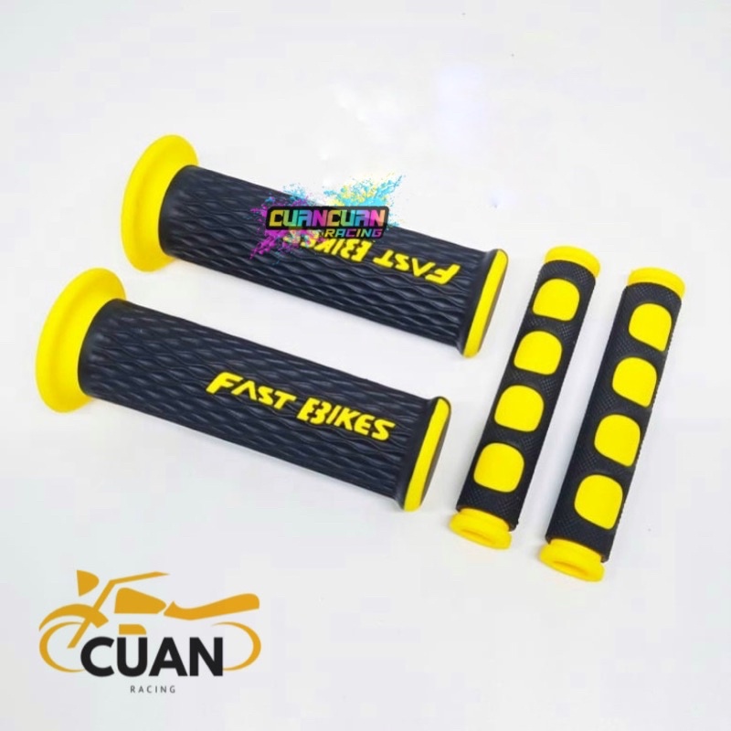 PROMO MURAH HANDGRIP FAST BIKES PLUS KARET HENDEL UNIVERSAL