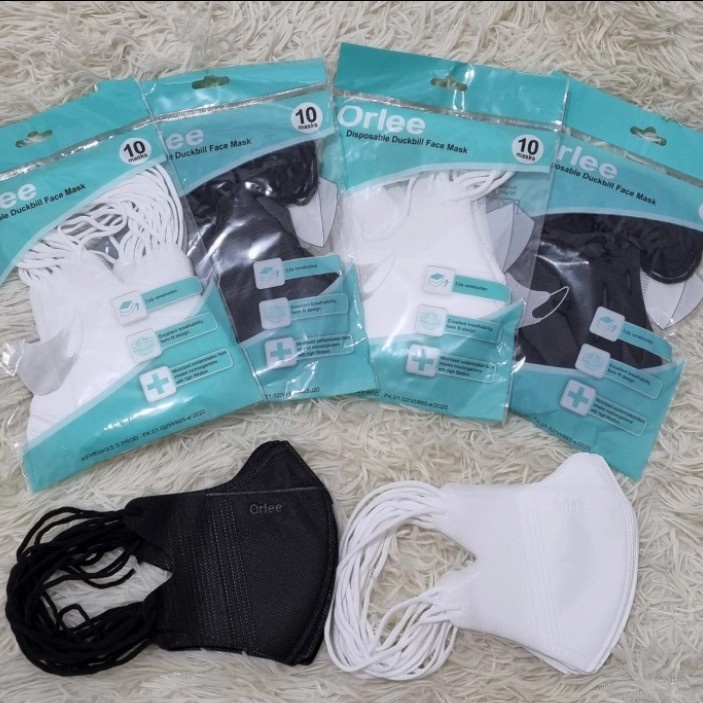 MASKER DUCKBILL/KF94/MEDIS OR/ORLEE 3PLY EARLOOP/HEADLOOP DEWASA ISI 50PCS/10PCS BOX/PACK