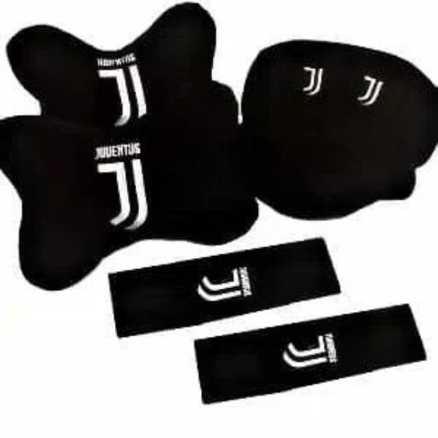 Car Set Bantal Mobil Motif Klub Bola 3in1 / Bantal Mobil Klub Bola / Aksesoris Mobil Klub Bola