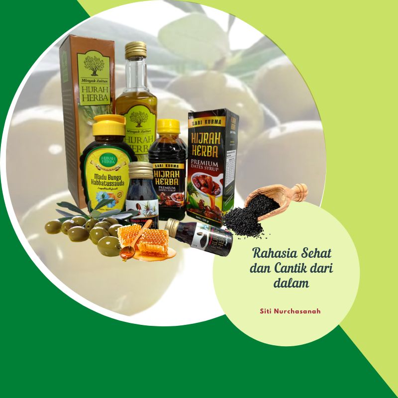 Habbatussauda Zaitun Madu bunga Habbatussauda dan Sari Kurma 1kg Diet Sehat cantik Murni 100%