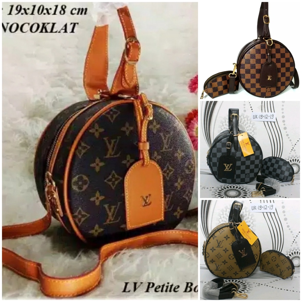 TAS LV BULAT 871411 ( TAS WANITA / CLUTCH / OLAH RAGA / KULIAH / KANTOR / PESTA / BRAND / IMPORT ORI